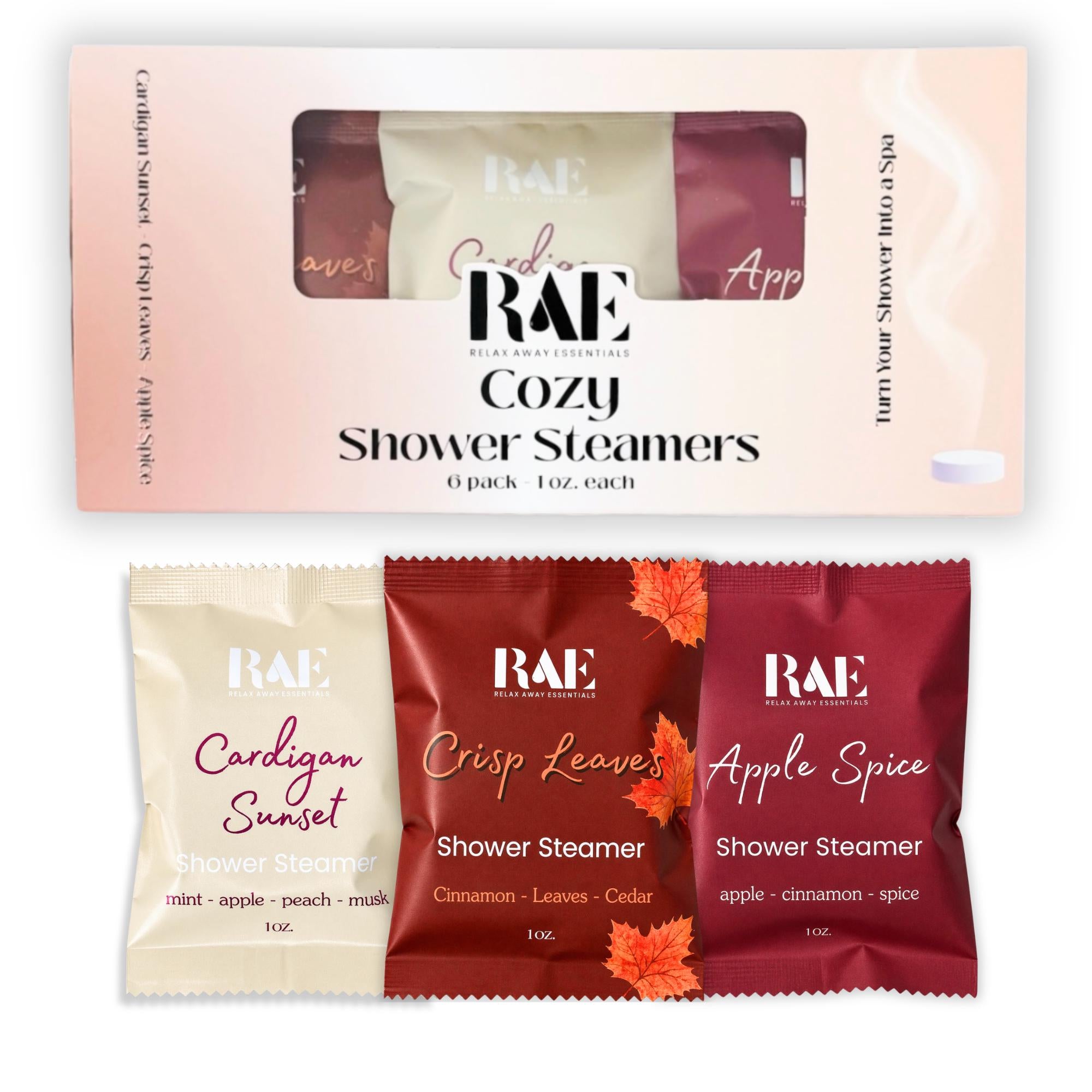 Holiday Bundle Shower Steamers | 18 Bulk Spa Tablets | Spa Gift | Stocking Stuffer | Christmas Holiday Gift