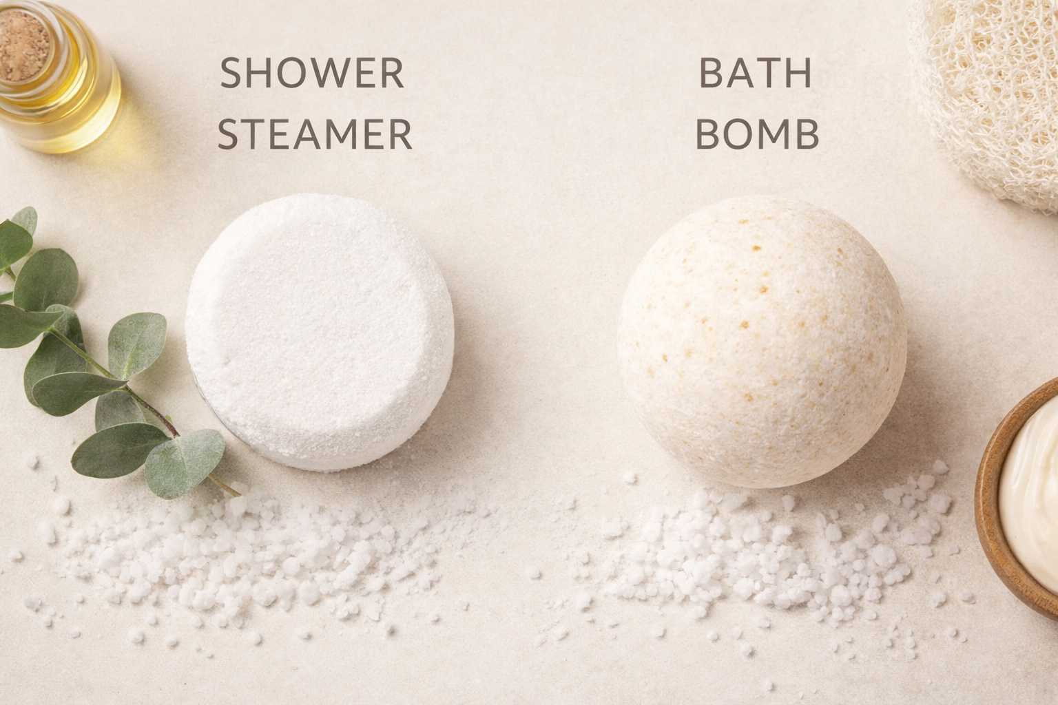 Shower Steamers vs. Bath Bombs: What's the Difference?