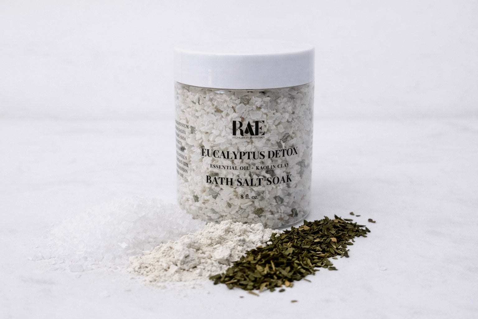 Bath Salt Soak - Natural Ingredients - Floral Botanicals - Clay - Coconut Milk
