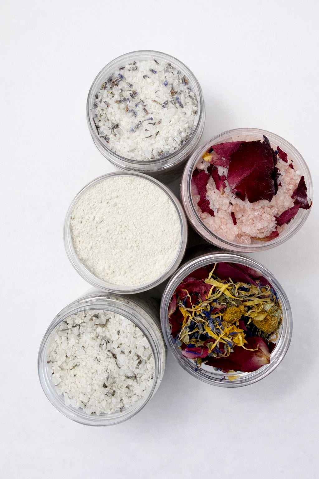 Bath Salt Soak - Natural Ingredients - Floral Botanicals - Clay - Coconut Milk