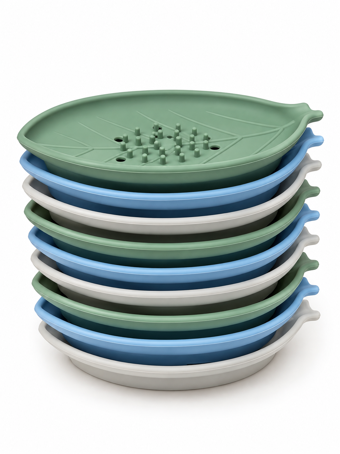 Leaf Silicone Shower Steamer Tray