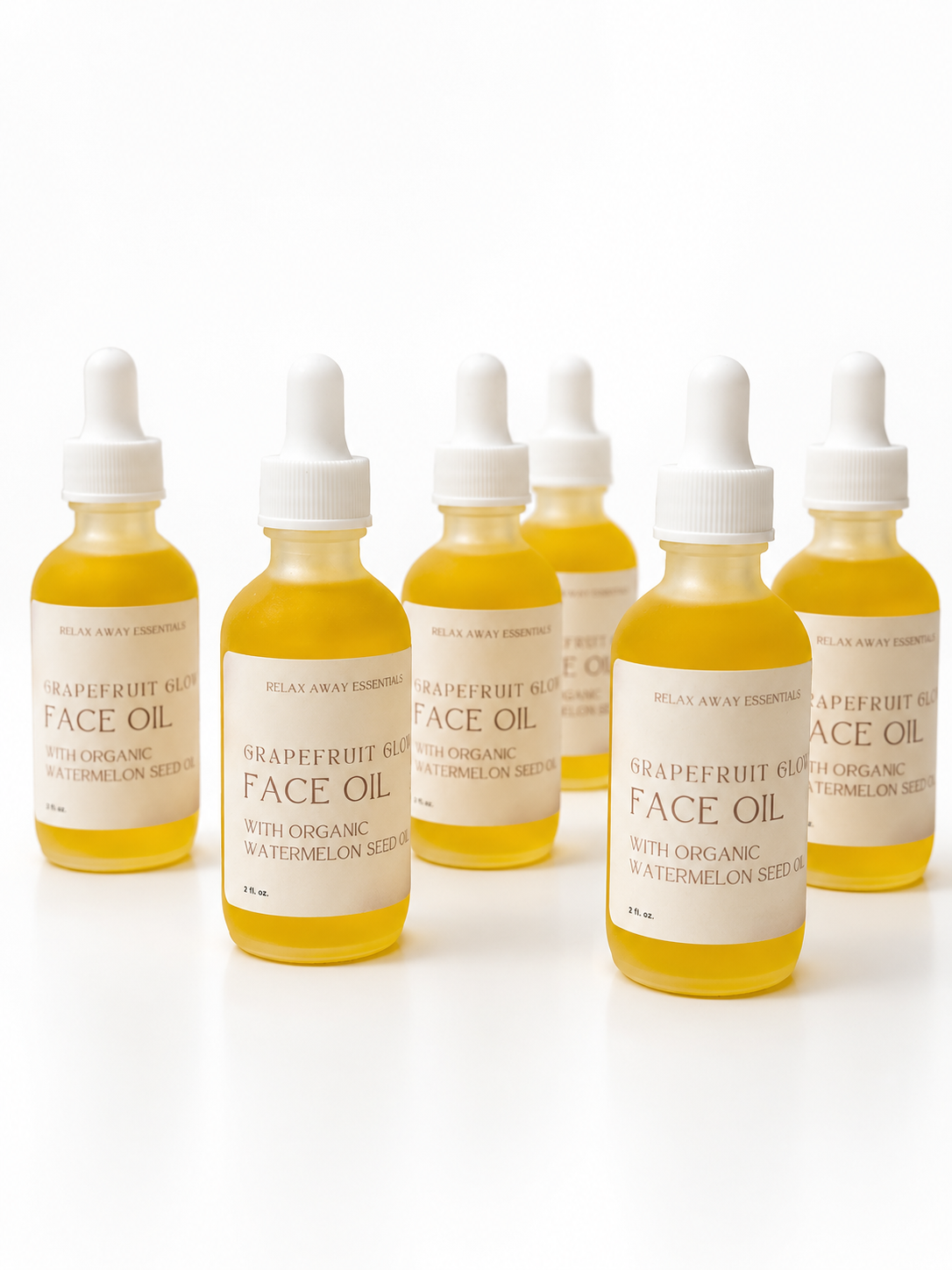 Grapefruit Glow Face Oil - Lightweight Facial Oil - 100% Natural with Essential Oils