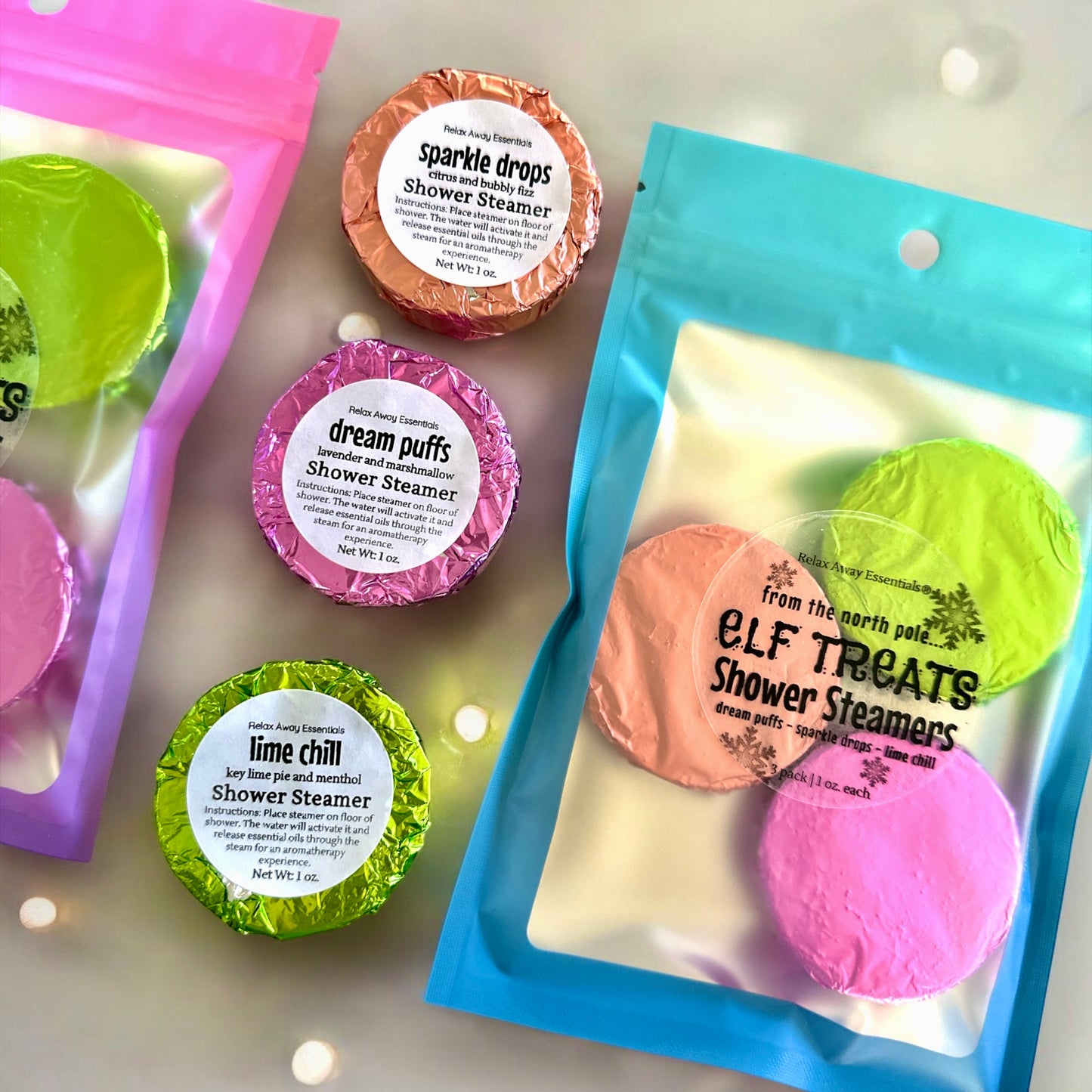 Elf Treats Shower Steamers 3 Pack