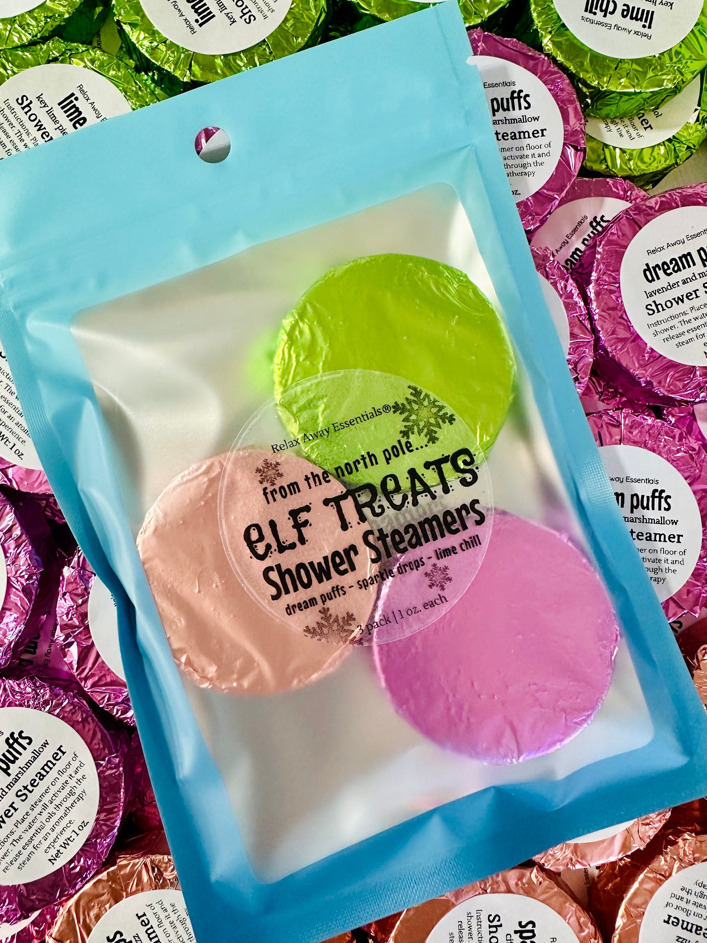 Elf Treats Shower Steamers 3 Pack