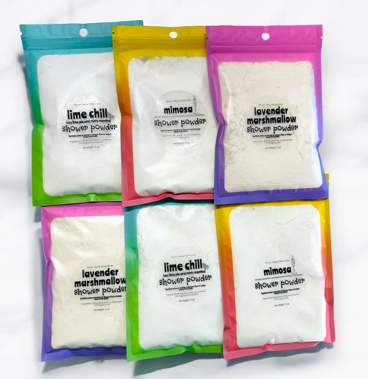 Shower Powder - 5 oz - choose scent