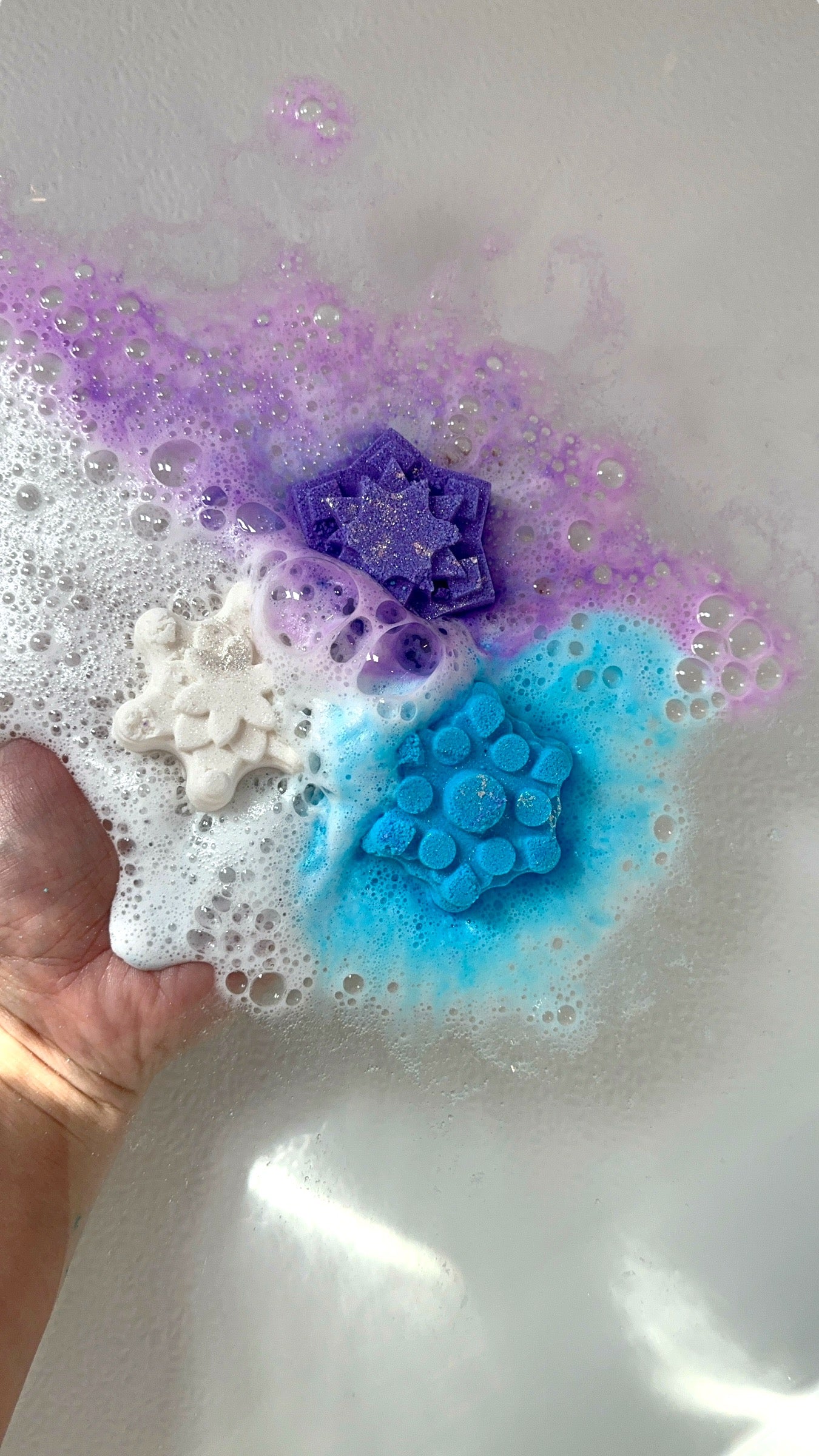 Mini Snowflake Bath Bomb