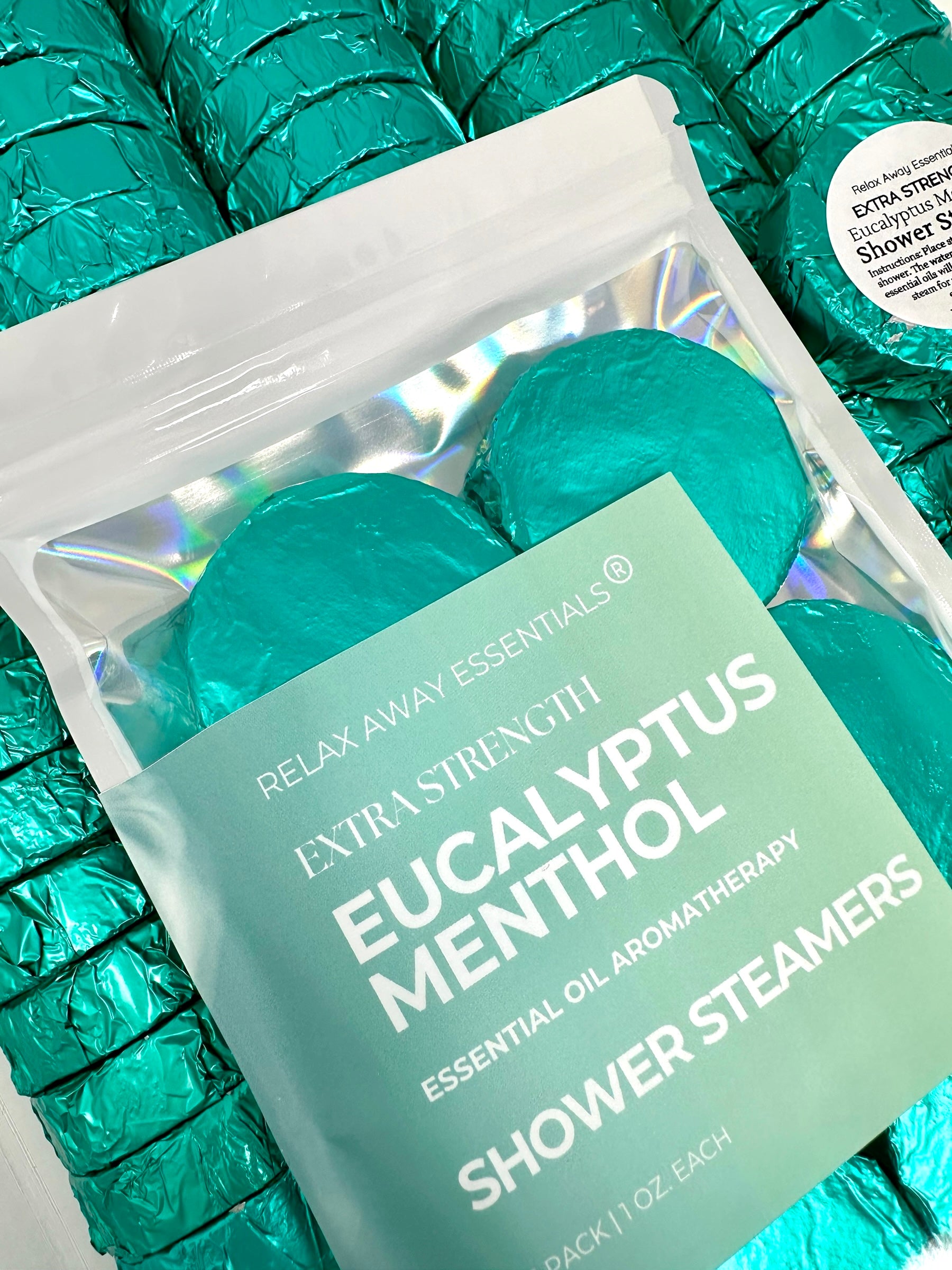 EXTRA STRENGTH Eucalyptus Menthol Shower Steamers 6 Pack