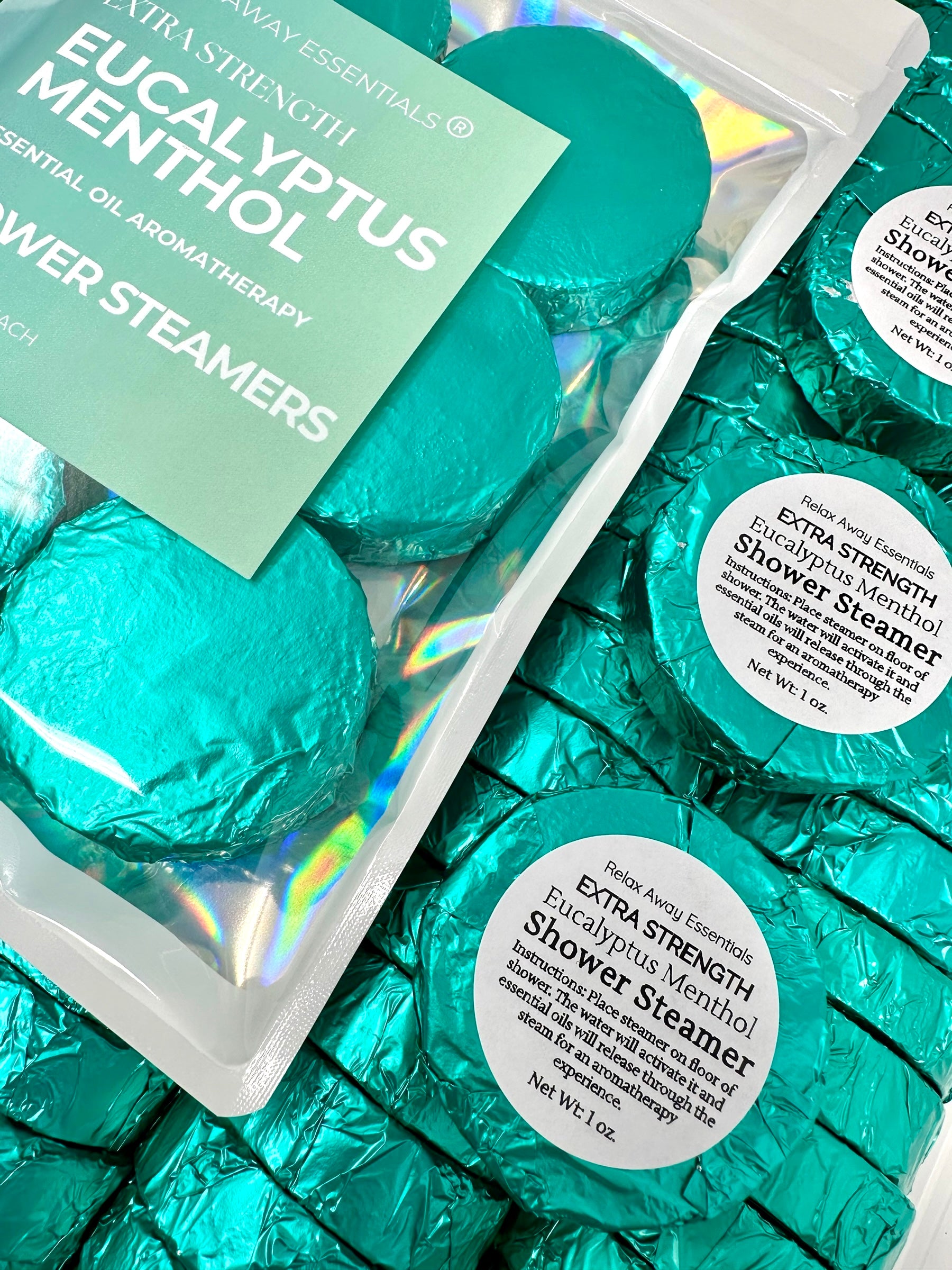 EXTRA STRENGTH Eucalyptus Menthol Shower Steamers 6 Pack