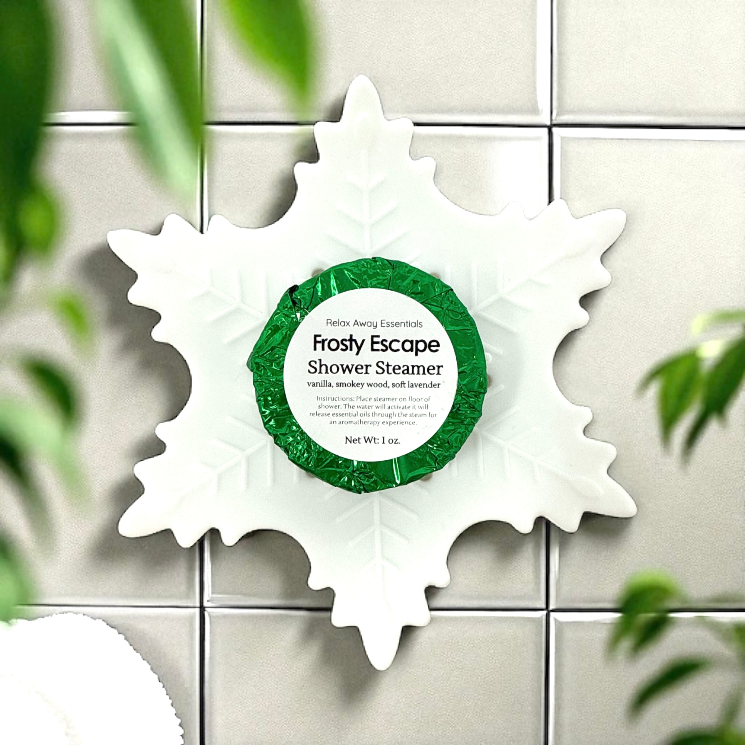 Snowflake Shower Steamer Tray