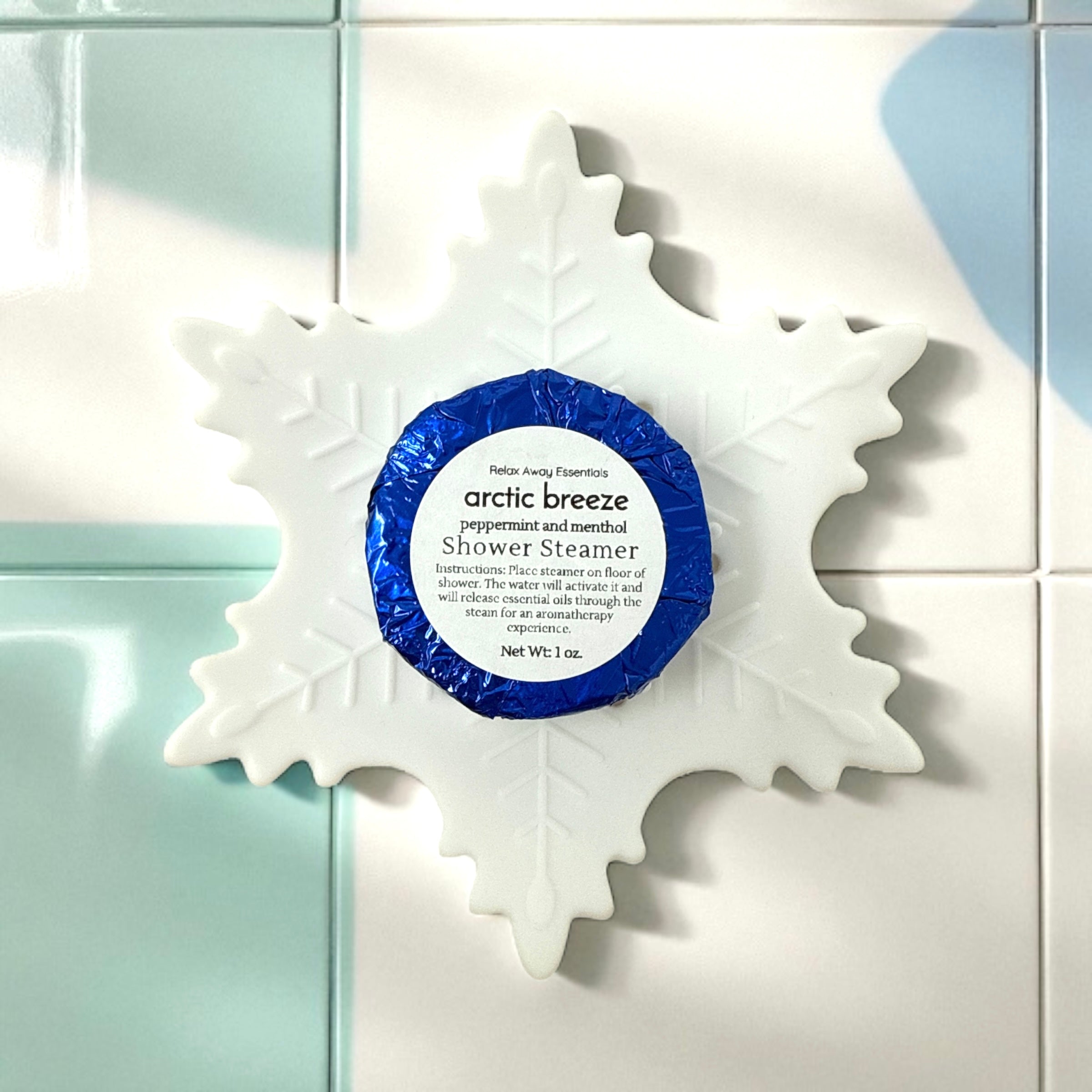 Snowflake Shower Steamer Tray