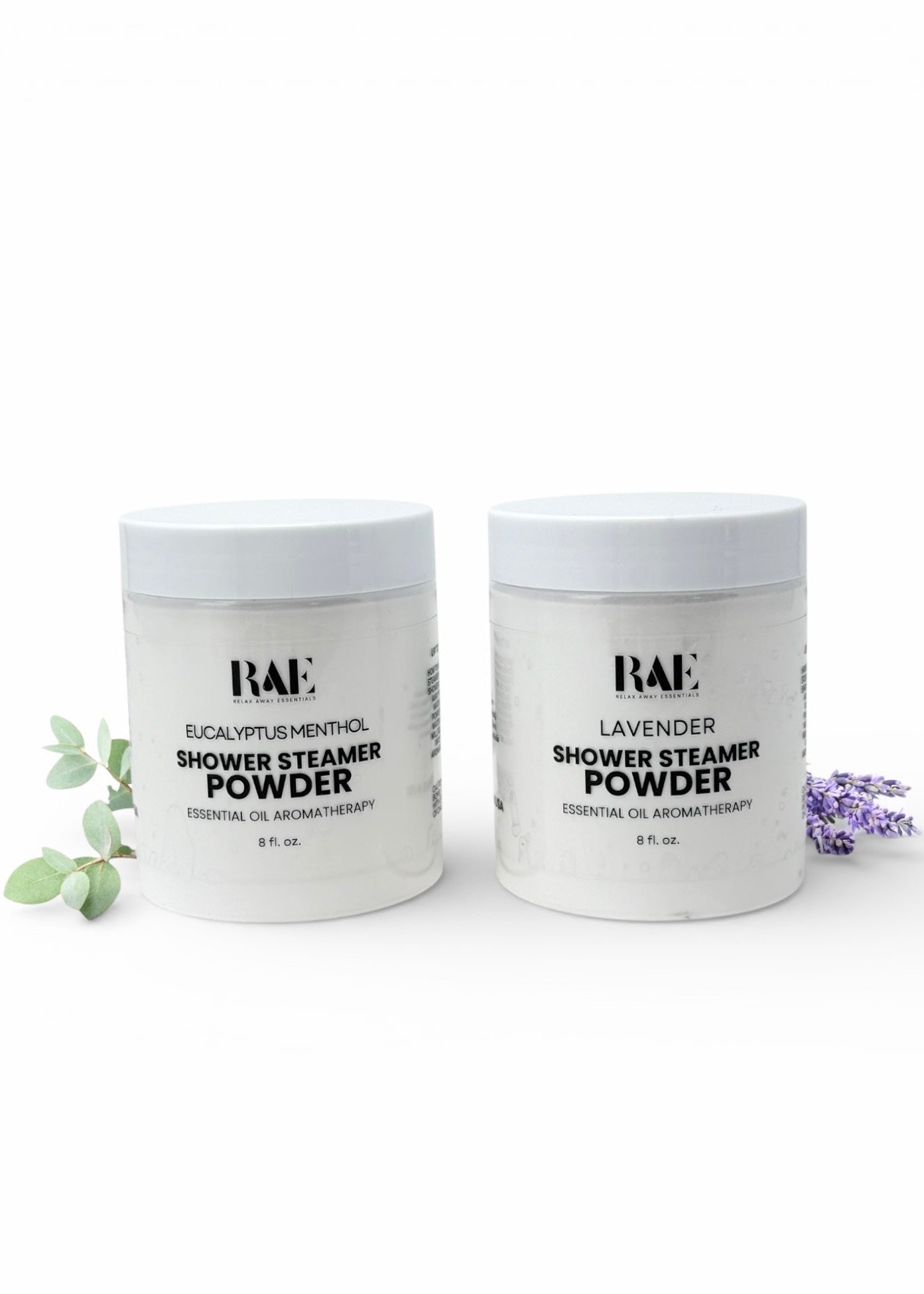 Shower Powder - 8 oz. - Choose Scent - Lavender - Eucalyptus Menthol - Relief -