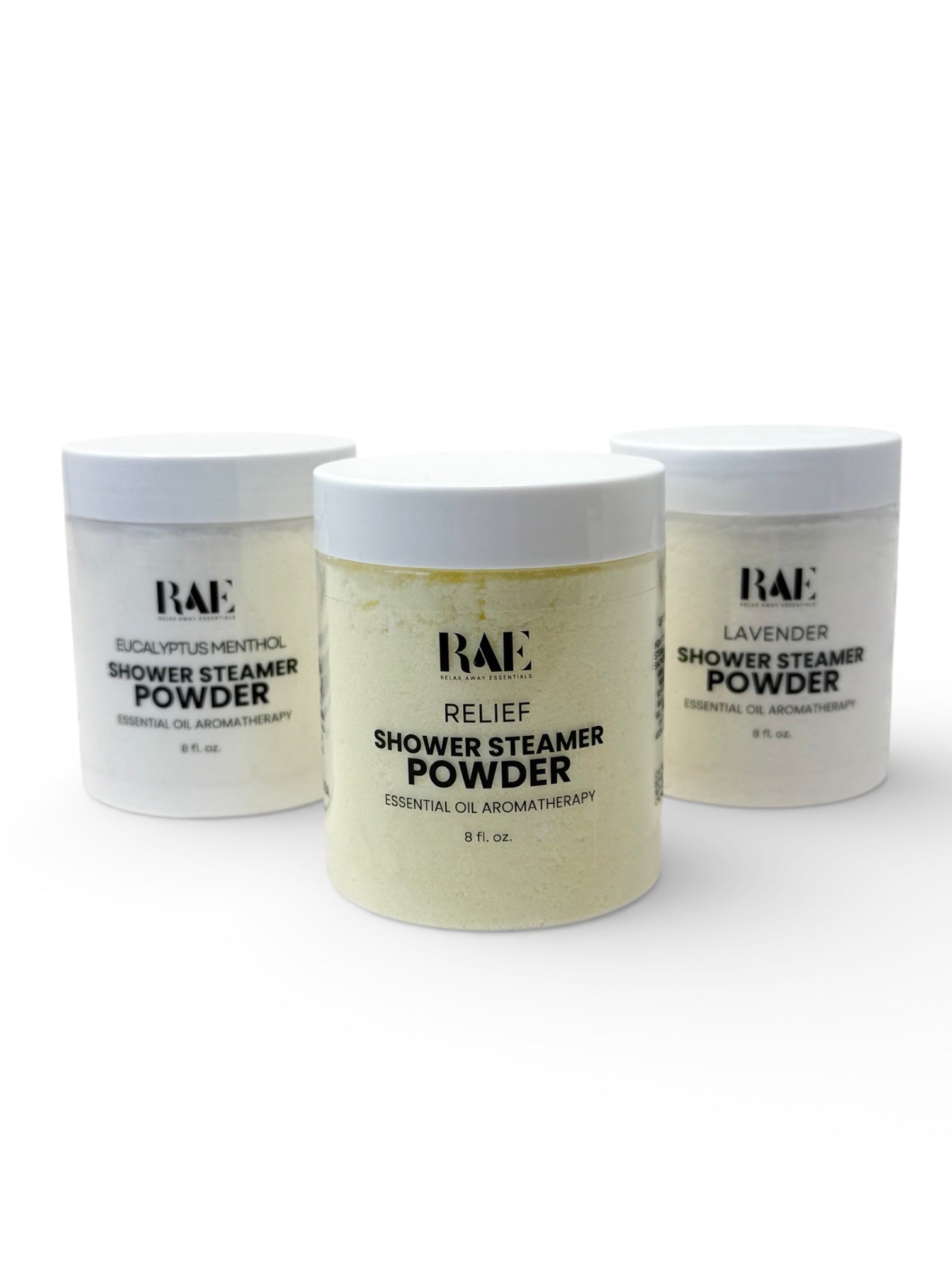 Shower Powder - 8 oz. - Choose Scent - Lavender - Eucalyptus Menthol - Relief -