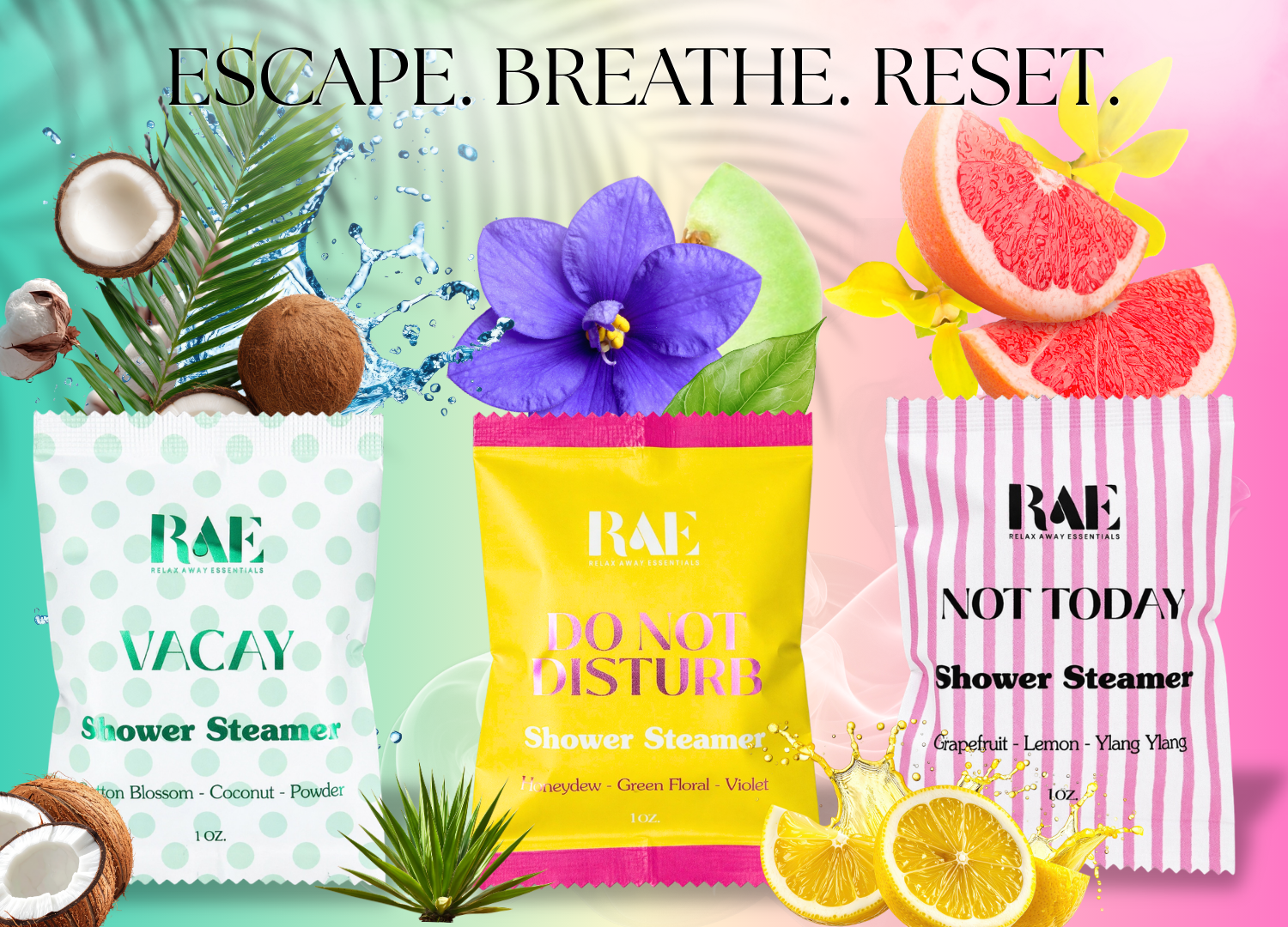 Calm The Chaos Shower Steamers 6 Pack