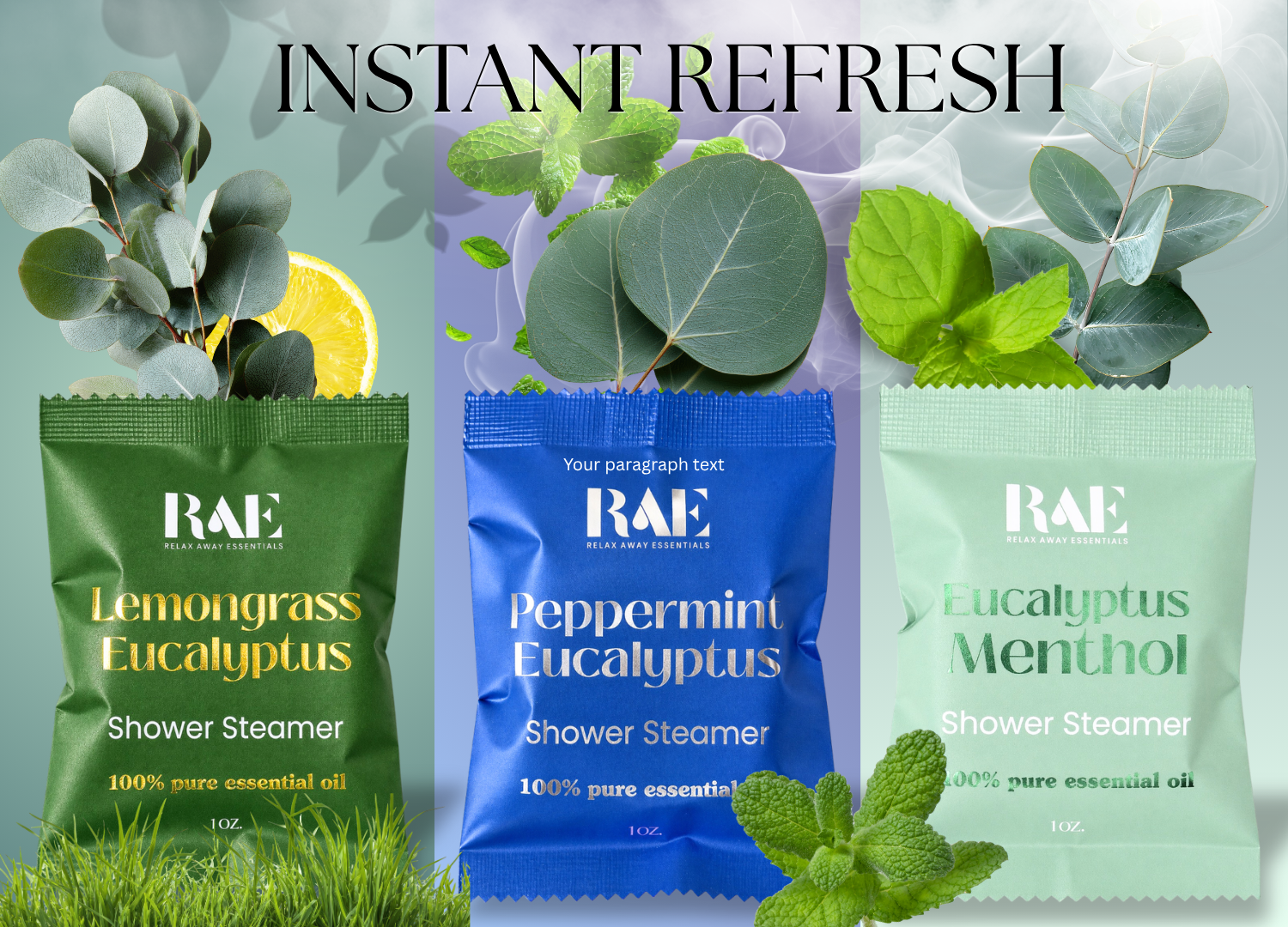 18 Shower Steamers - Wellness Bundle Pack - Aromatherapy - Pure Essential Oils - Spa - Shower Tablets Bulk