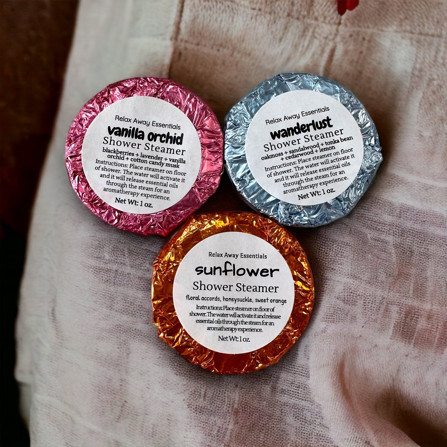 Bohemian Shower Steamers | 6 Pack | Spa Gift | Wellness Gift | Handmade | Aromatherapy | Boho