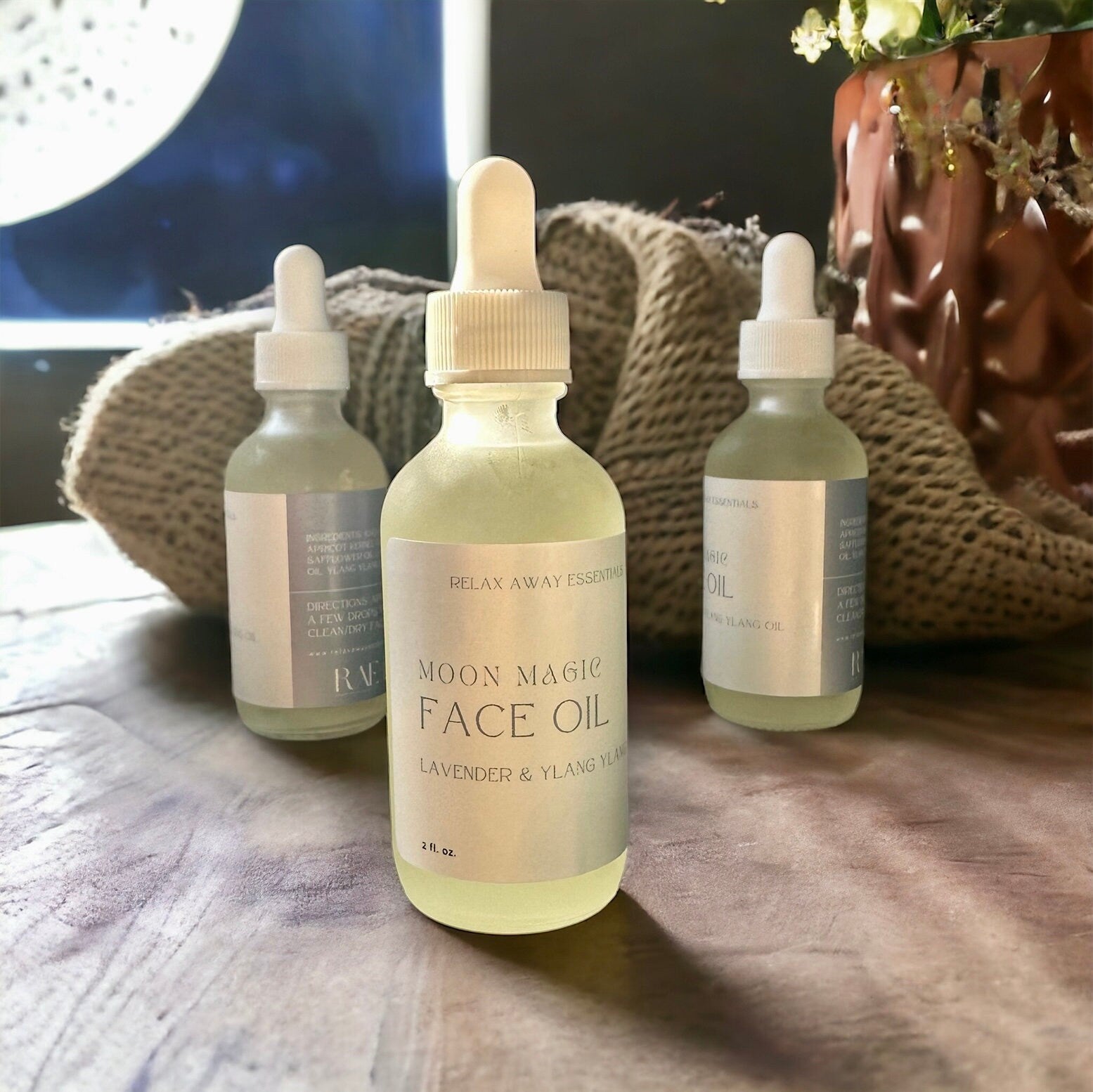 Moon Magic Face Oil | Jojoba Oil | Lavender Ylang Ylang | Lightweight Night Oil