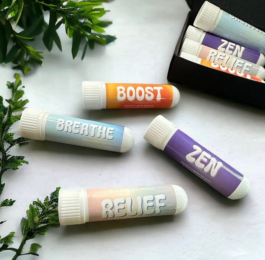 Aromatherapy Inhalers | Spa Gift | Sinus Relief | Menthol | Essential Oils | Gift | Mothers Day Gift |