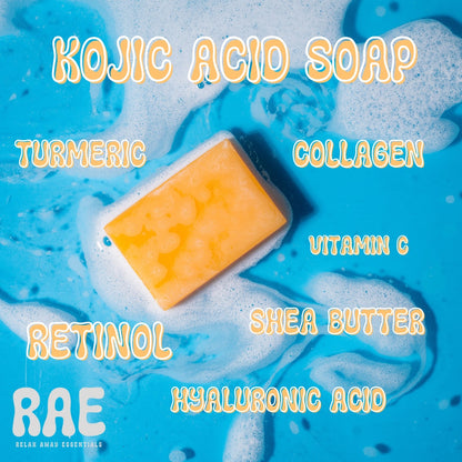 Face Brightening Soap | Turmeric Soap | Dark Spot Soap | Spa Gift | Kojic Acid