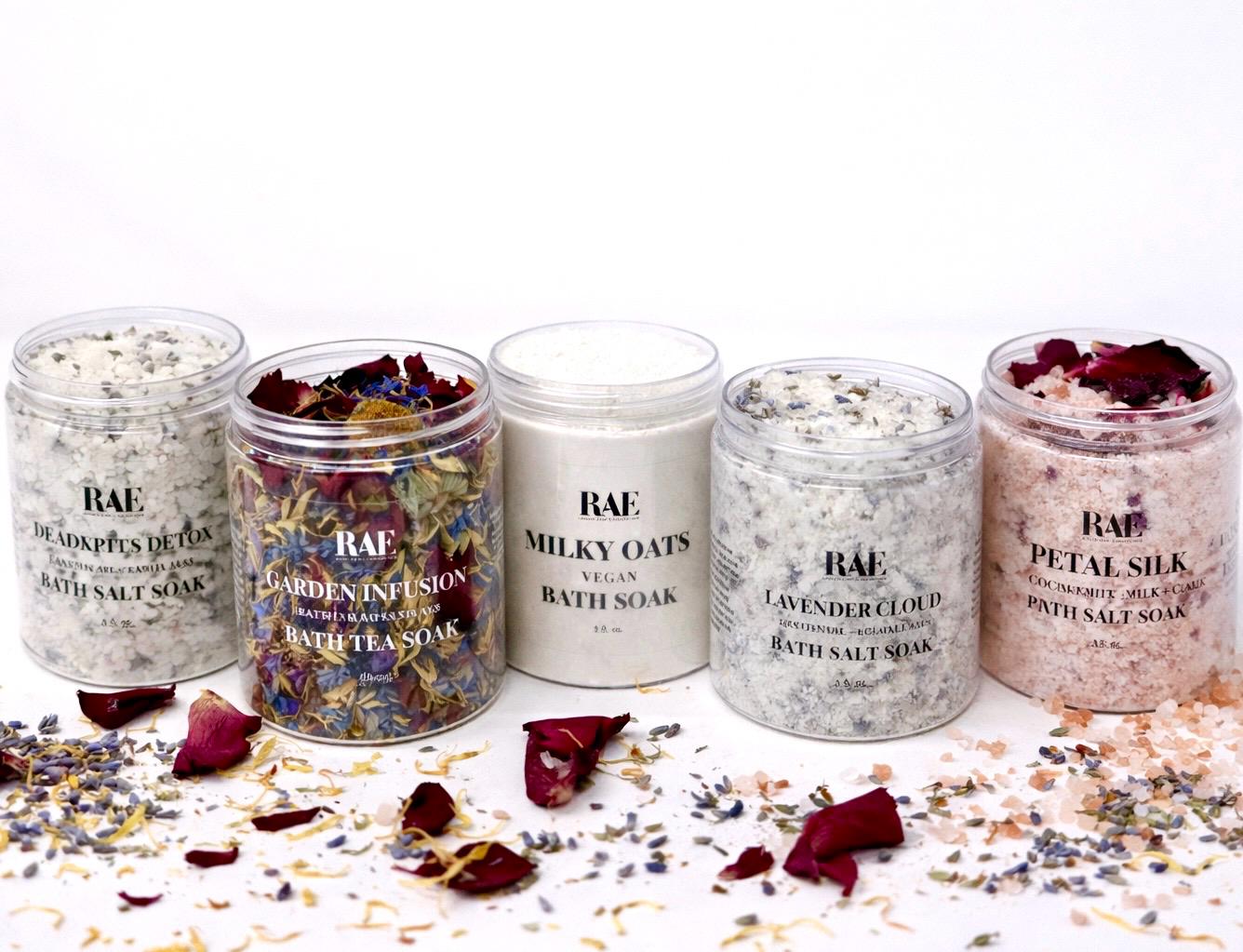 Lemon and Ylang Ylang Bath Salt Soak | Spa Gift | Relaxing Salts | Gift for Her