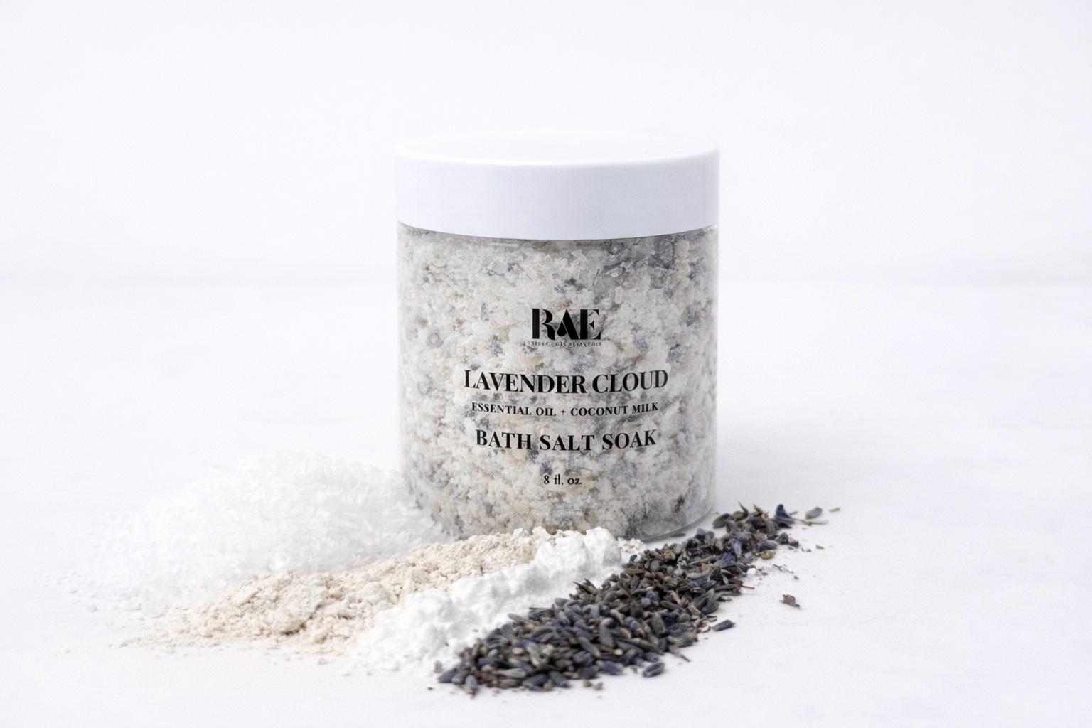 Lemon and Ylang Ylang Bath Salt Soak | Spa Gift | Relaxing Salts | Gift for Her