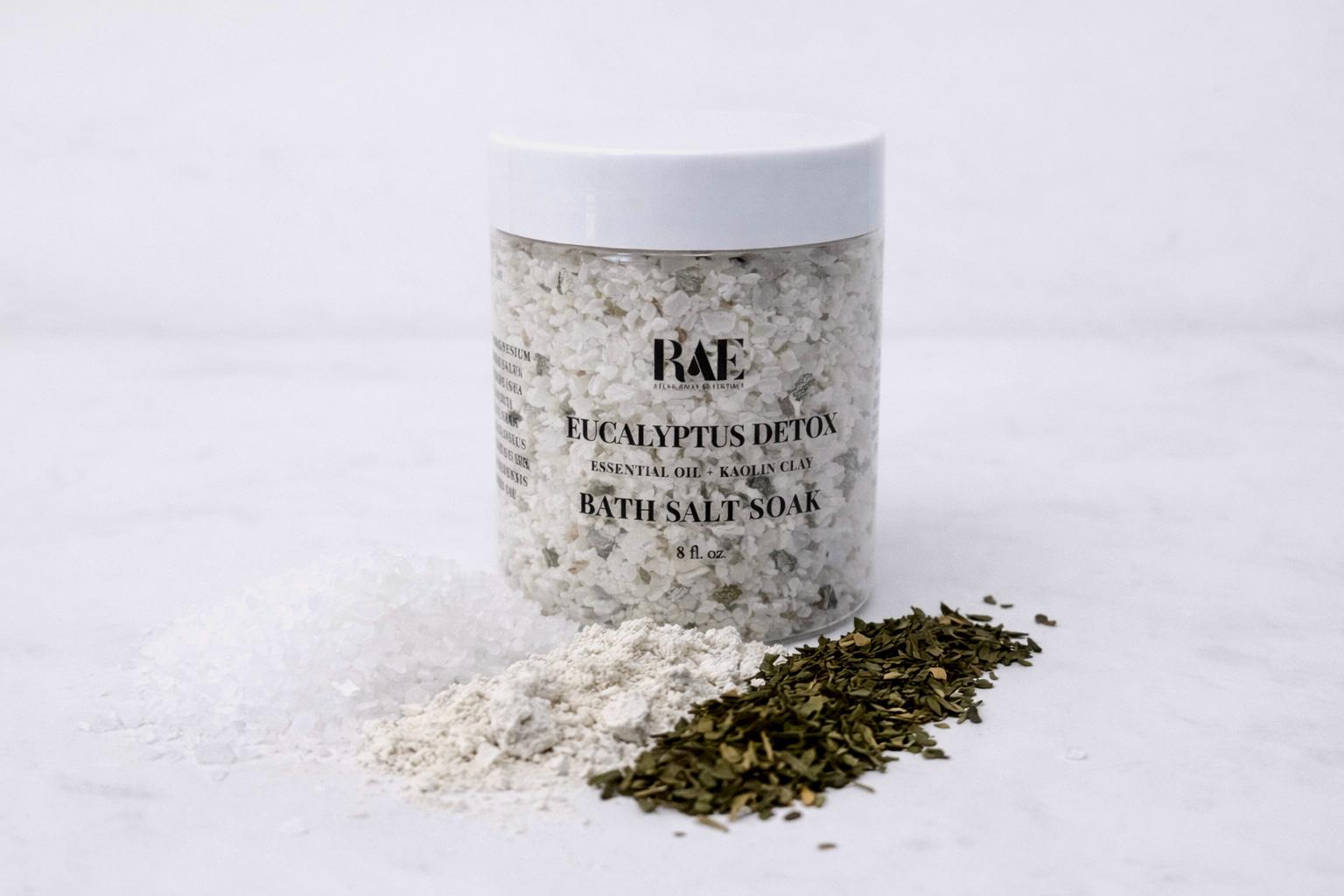 Lemon and Ylang Ylang Bath Salt Soak | Spa Gift | Relaxing Salts | Gift for Her