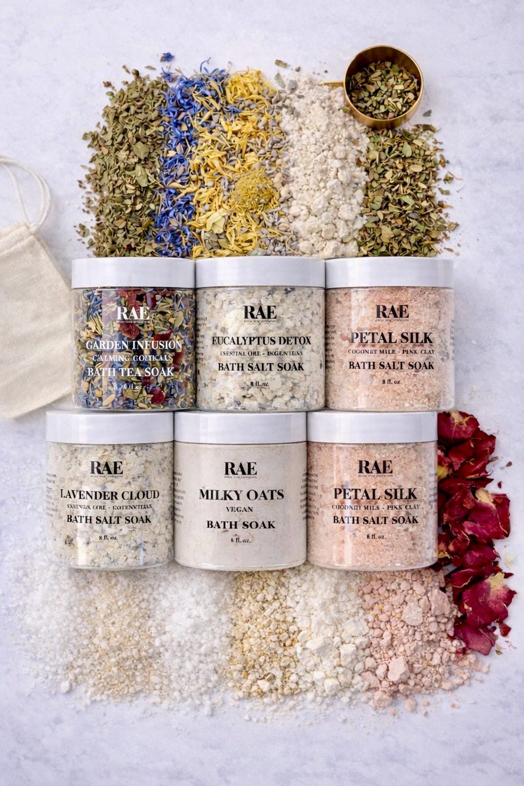 Lemon and Ylang Ylang Bath Salt Soak | Spa Gift | Relaxing Salts | Gift for Her