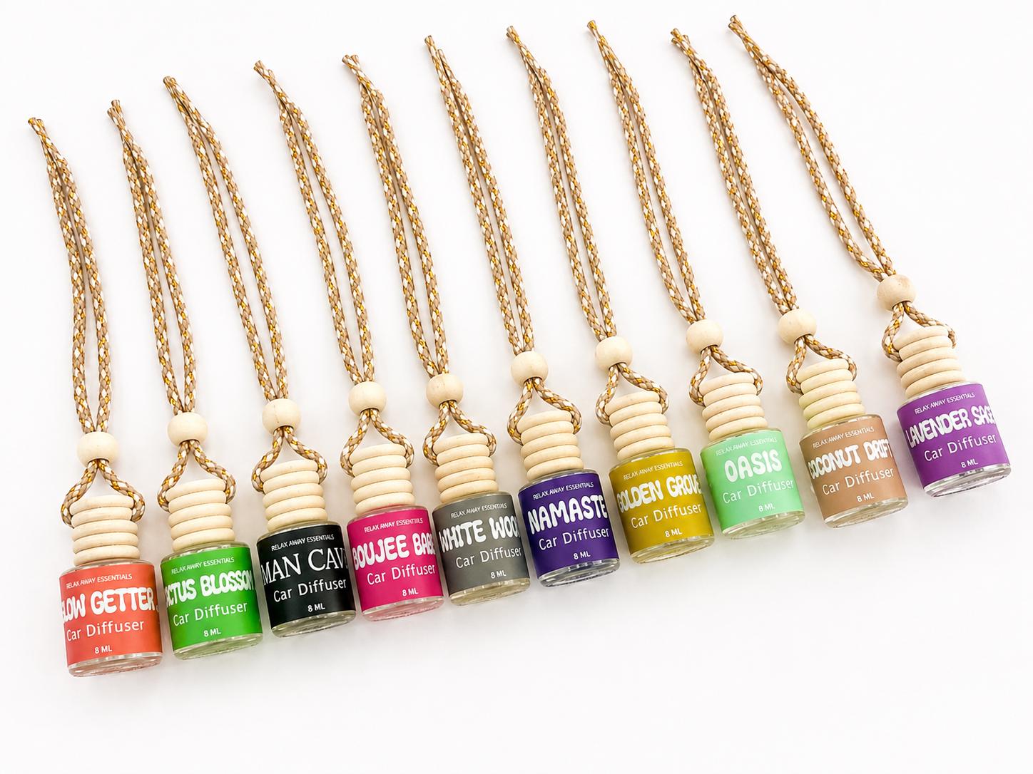Scented Car Diffuser – 8ml Air Freshener, Choose Your Scent - Mother's Day Gift