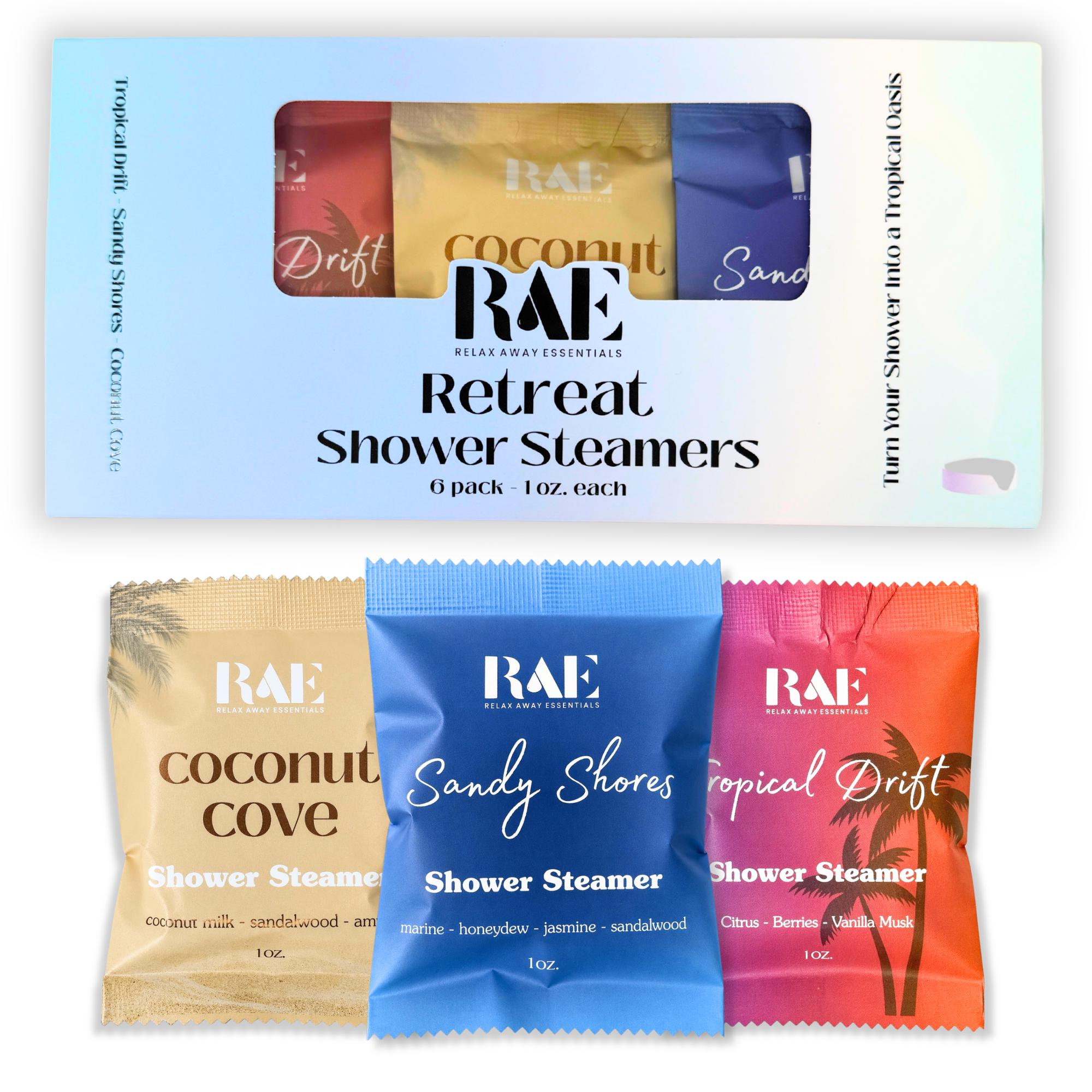 Summer Vacation Shower Steamers | 4 Pack | Aromatherapy | Tropical Shower Bomb | Spa Gift | Summer Shower Steamers | handmade gift |