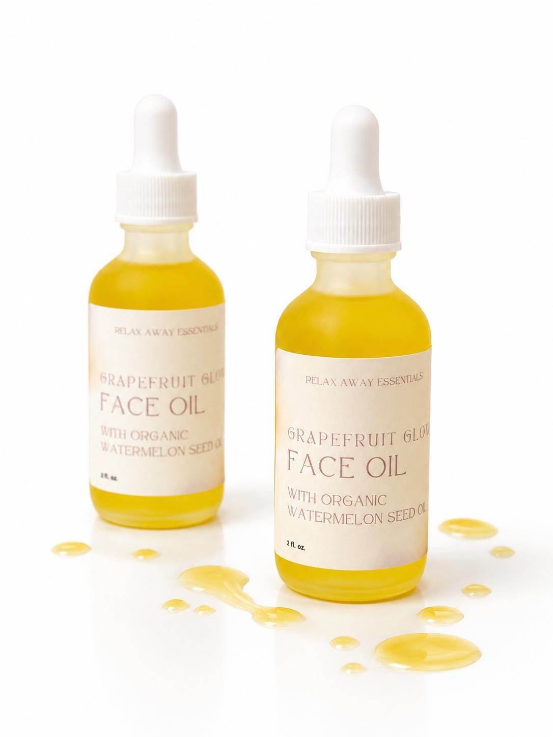 Grapefruit Glow Face Oil | Watermelon Seed Oil | Natural Oils | Essential Oils | Jojoba Oil | Skin Brightener | Lightweight Skin Care