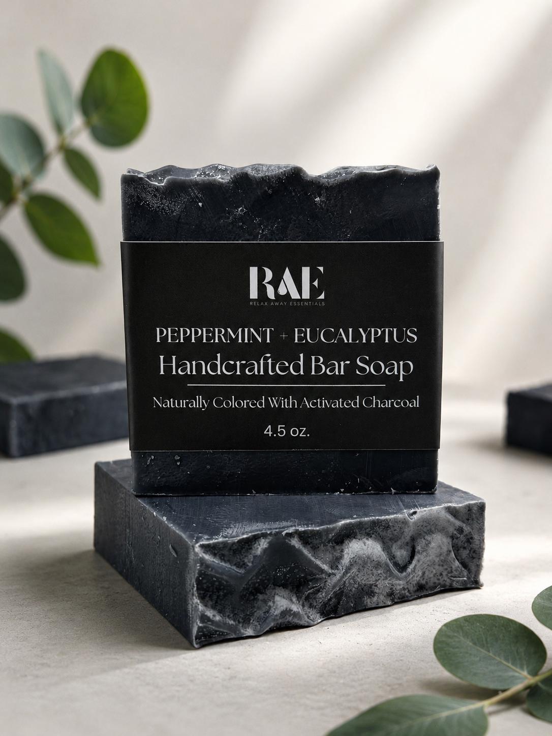Triple Butter Bar Soap | Natural Cold Process | Essential Oils and Natural Colors | Handcrafted (4.5 oz)