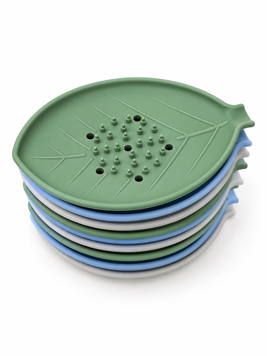 Leaf Shower Steamer Tray - Silicone Soap Tray - Spa Gift