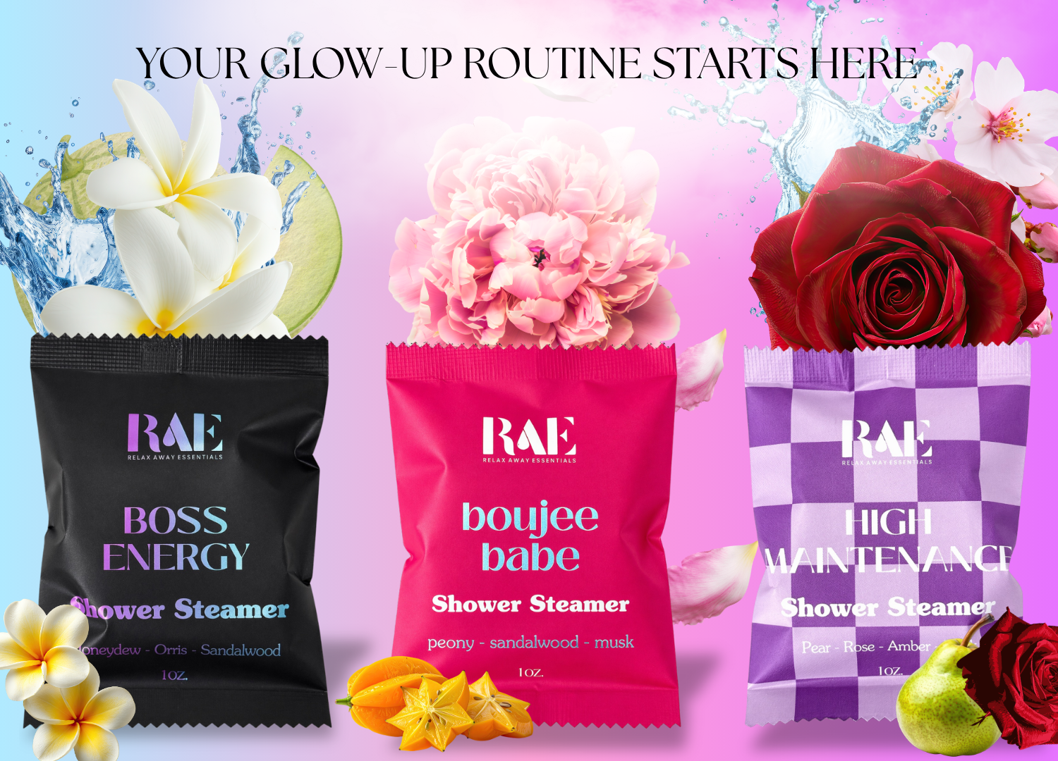 18 Shower Steamers - Girly Bundle Pack - Spa Gift for Her - Aromatherapy - Shower Tablets Bulk