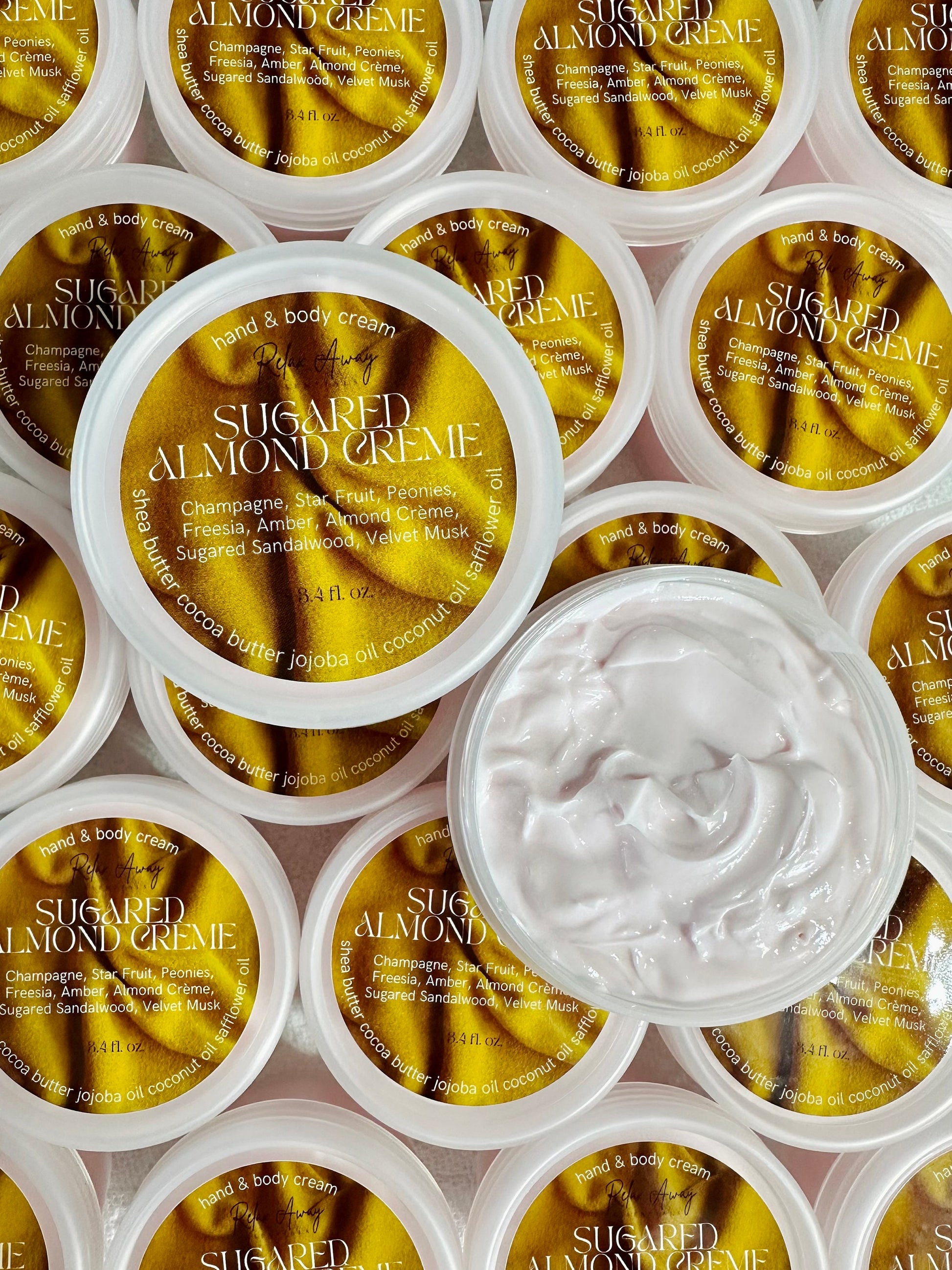 Sugared Almond Creme Hand & Body Cream | Body Butter | Lotion | Spa Gift | Natural | Skin Care