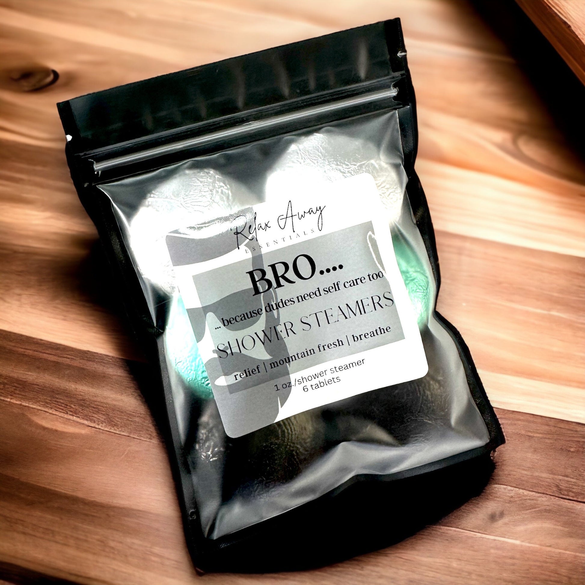 Bro Shower Steamers | 6 pack | Aromatherapy | Gift for him | Father's Day Gift | Dad Gift | husband gift | spa | Handmade gift